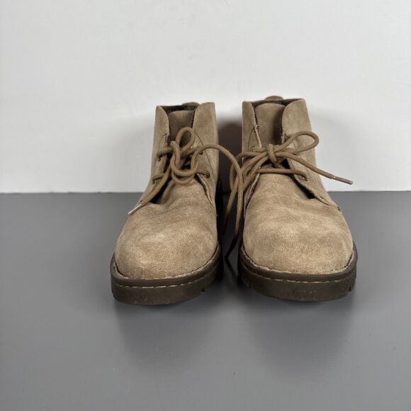 Born Banni Womens Size 6 Taupe Tortola Suede Lace Up Chukka Booties F69817 EUC - Picture 3 of 16